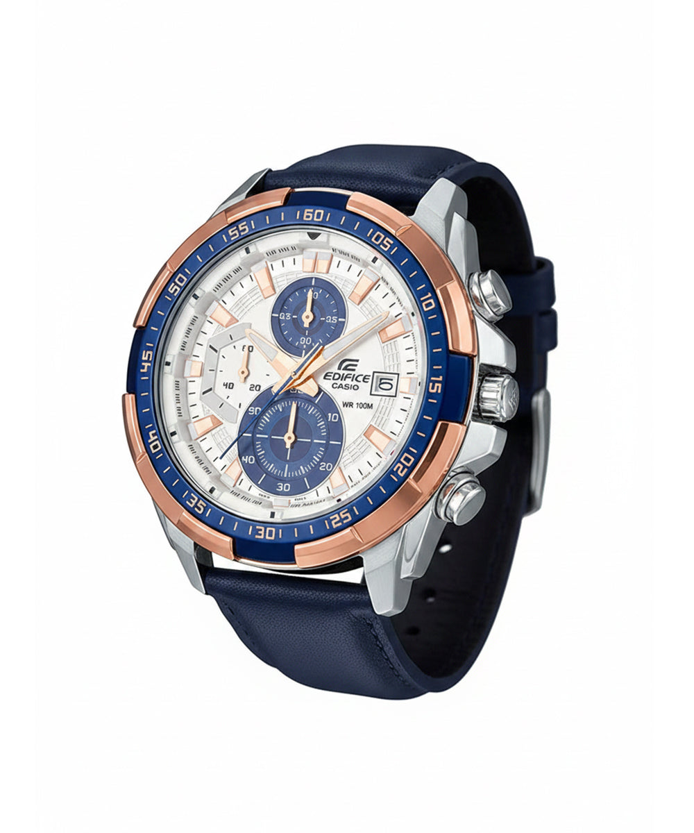 RELOJ ANALÓGICO PARA HOMBRE CASIO EDIFICE EFR-539L-7CVUDF - AZUL