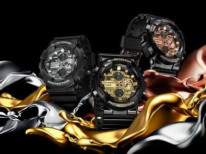 RELOJ ANÁLOGO DIGITAL PARA HOMBRE CASIO G-SHOCK GA-140GB-1A1DR - NEGRO