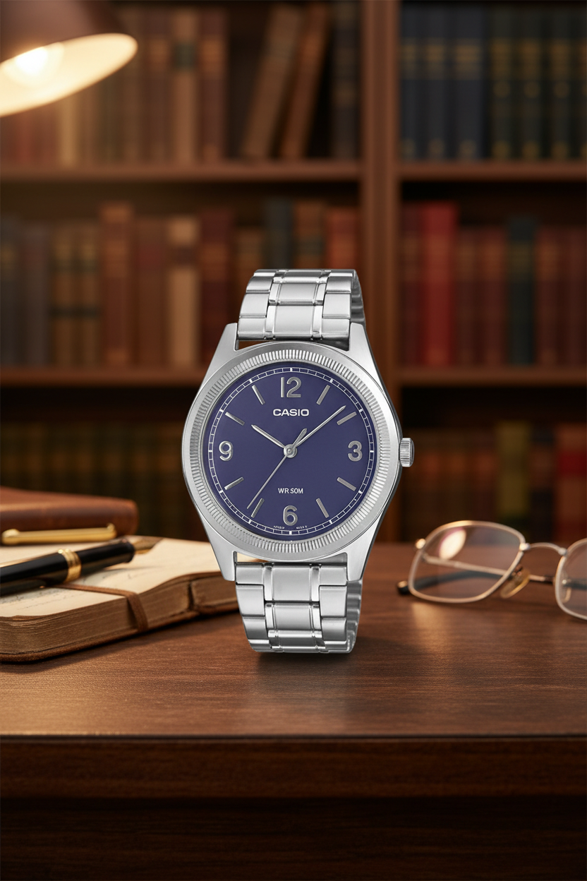 RELOJ PARA HOMBRE CASIO MTP-B210D-2A2VDF - AZUL