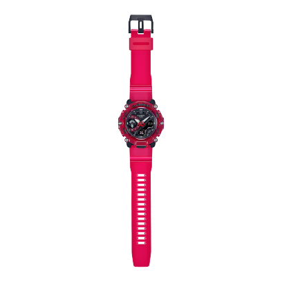 RELOJ ANÁLOGO DIGITAL PARA HOMBRE CASIO G-SHOCK GA-2200SKL-4ADR - ROJO