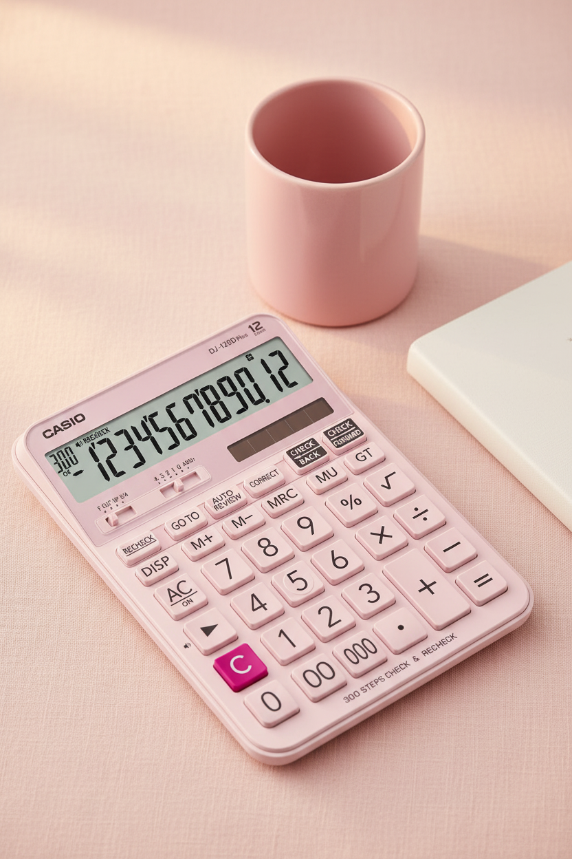 CALCULADORA CASIO - MI ESTILO DJ-120DPLUSPKWADP