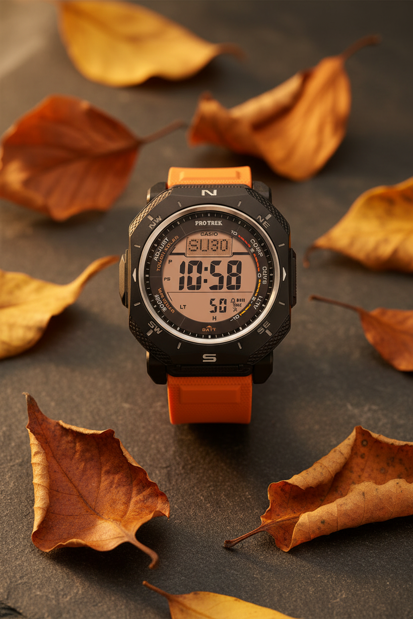 RELOJ PARA HOMBRE CASIO PROTREK PRG-69-4DR -NARANJA