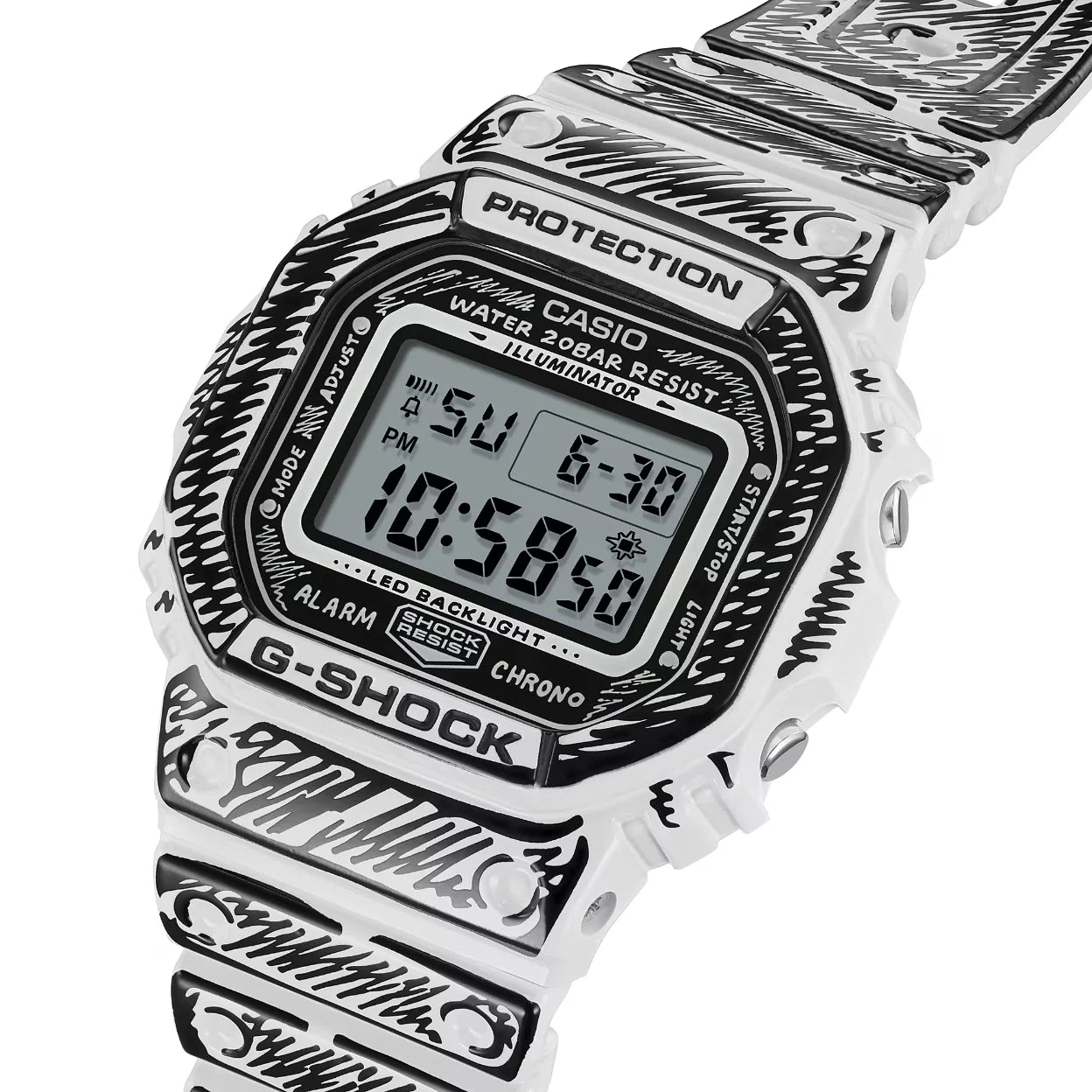 RELOJ CASIO G-SHOCK DW-5600JV-7DR - BLANCO