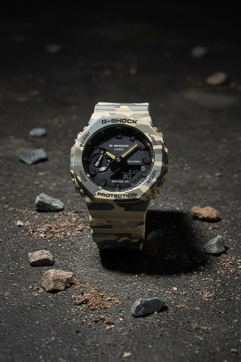 RELOJ CASIO G-SHOCK GA-2100CM-5ADR - CAFÉ