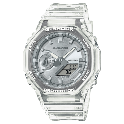 RELOJ ANÁLOGO DIGITAL PARA HOMBRE CASIO G-SHOCK GA-2100BM-7A8DR - PLATEADO