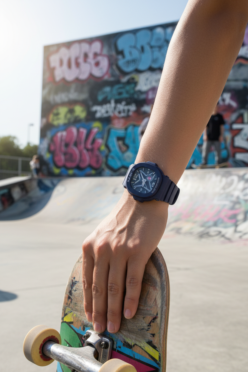 RELOJ PARA MUJER CASIO BABY-G BGA-10D-2A1DR - AZUL