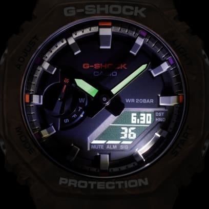RELOJ ANÁLOGO DIGITAL PARA HOMBRE CASIO G-SHOCK GA-2100FR-5ADR - MARRÓN