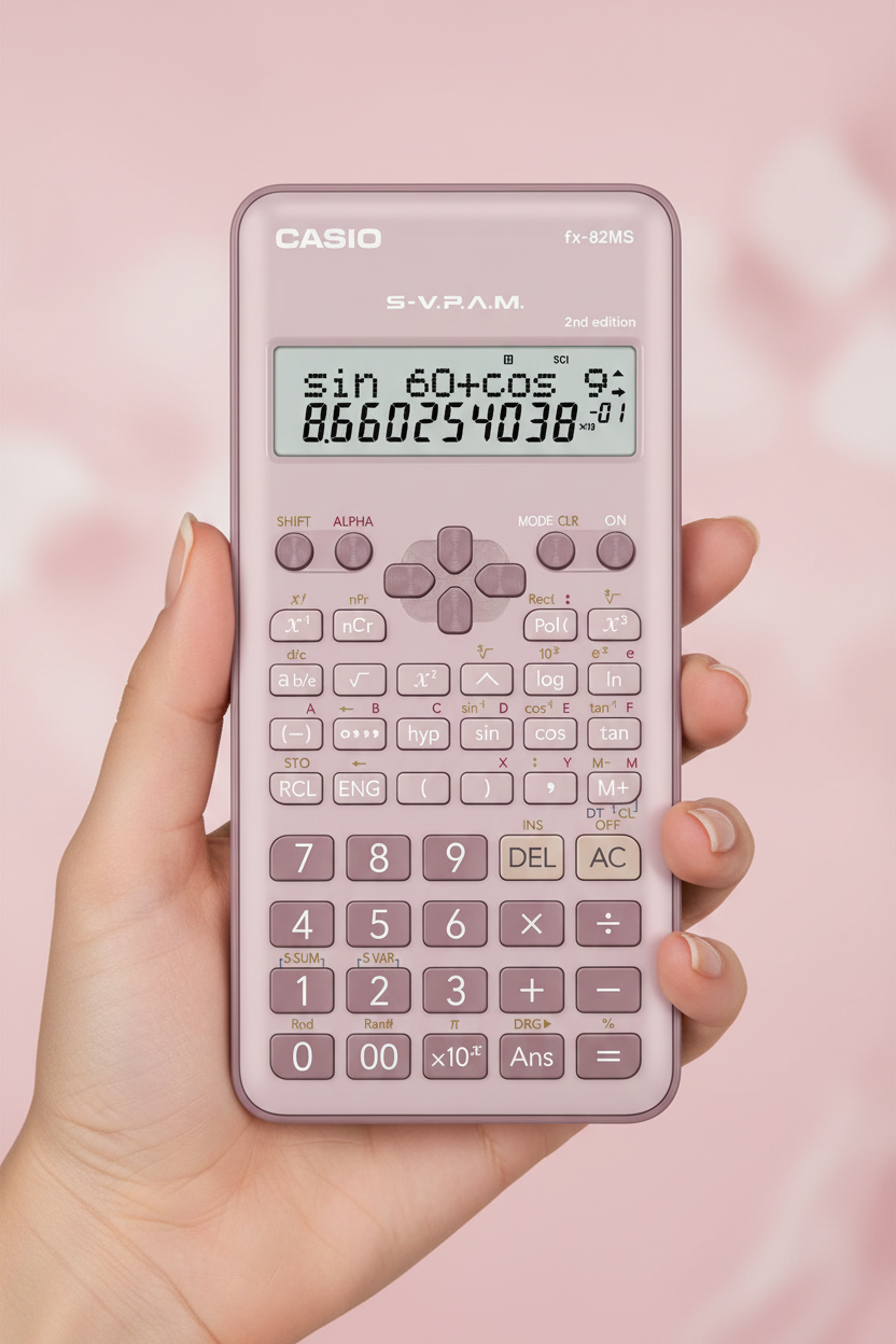 CALCULADORA CASIO - ESCUELA Y UNIVERSIDAD FX-82MS-2-PK-W-DTF