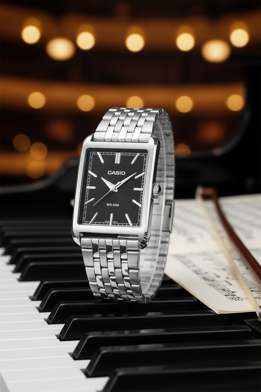 MTP-B215D-1AVDF RELOJ PARA HOMBRE CASIO - NEGRO