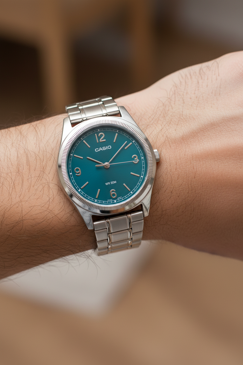 RELOJ PARA HOMBRE CASIO MTP-B210D-2A1VDF - AZUL