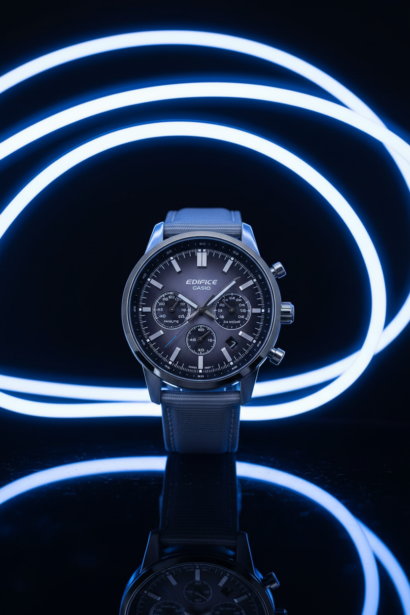 RELOJ PARA HOMBRE CASIO EDIFICE EFR-575C-8ADF - GRIS