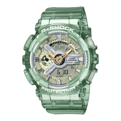 RELOJ ANÁLOGO DIGITAL PARA MUJER CASIO G-SHOCK GMA-S110GS-3ADR - VERDE