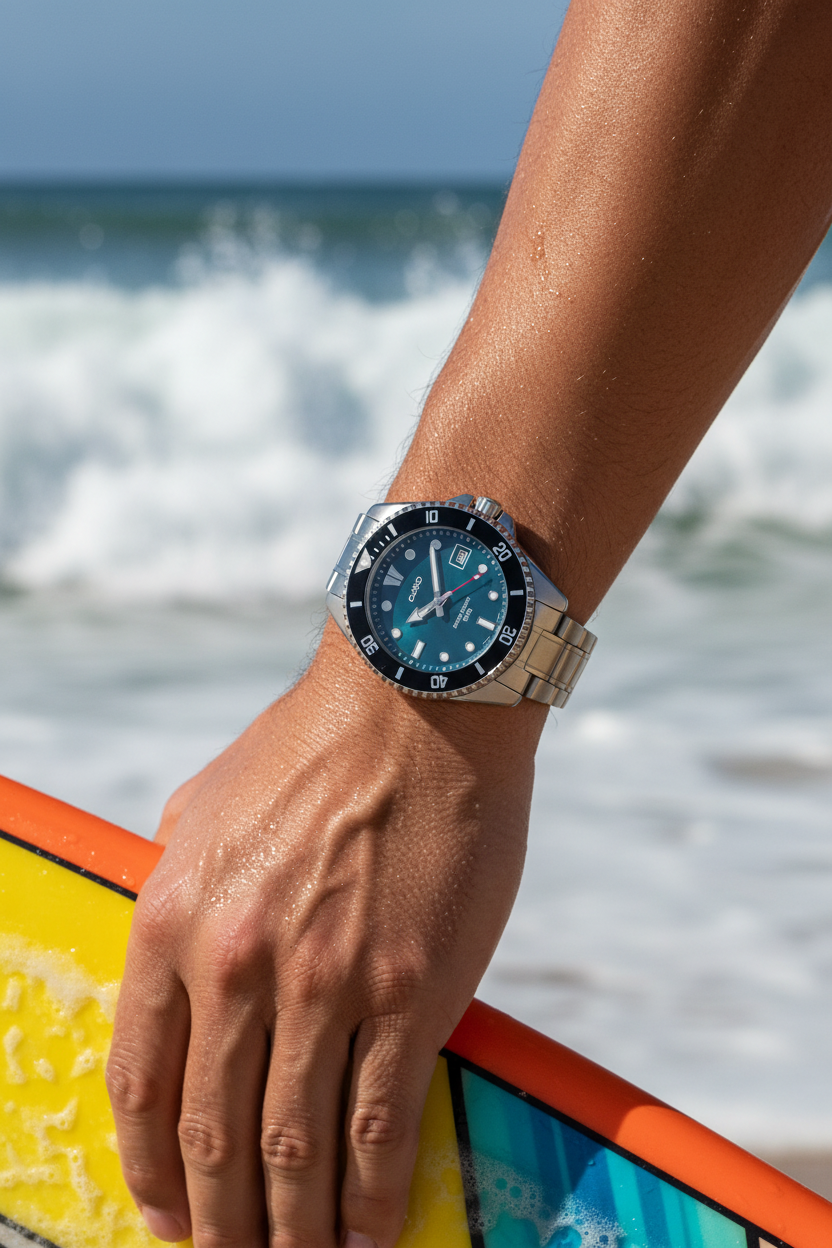 Lifestyle - Surf tabla con olas potentes