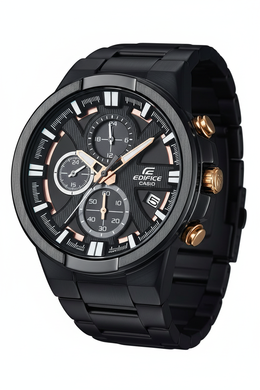 RELOJ ANALÓGICO PARA HOMBRE CASIO EDIFICE EFR-544BK-1A9VUDF - NEGRO