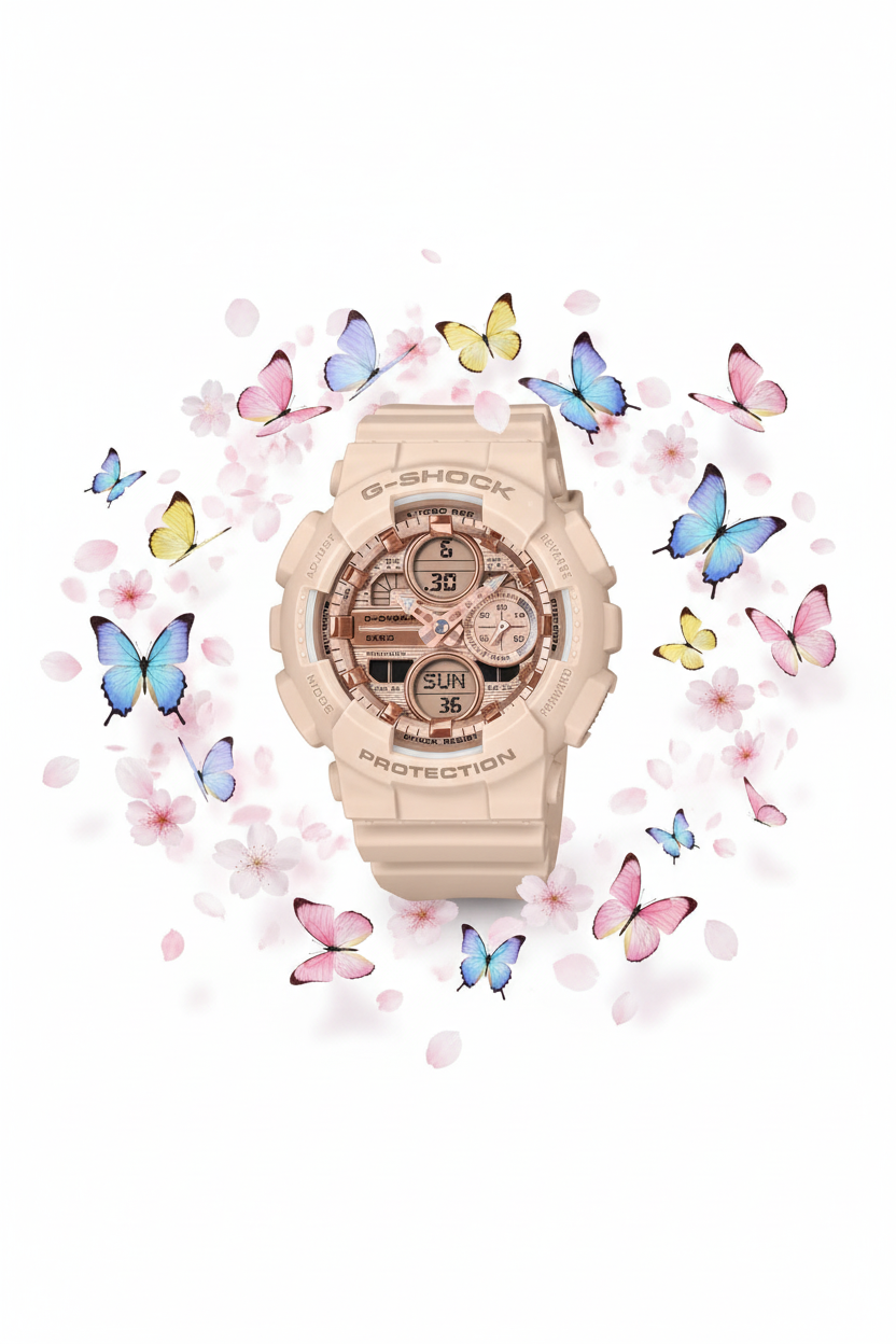 RELOJ CASIO G-SHOCK GMA-S140PG-4ADR - ROSADO