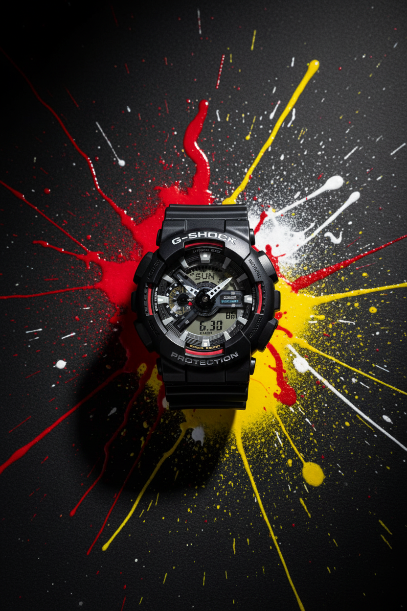 RELOJ CASIO G-SHOCK GA-110RL-1ADR - NEGRO
