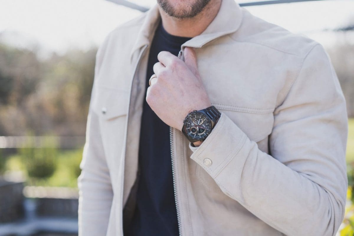 RELOJ ANALÓGICO-DIGITAL PARA HOMBRE CASIO EDIFICE ECB-950DC-1ADF - NEGRO