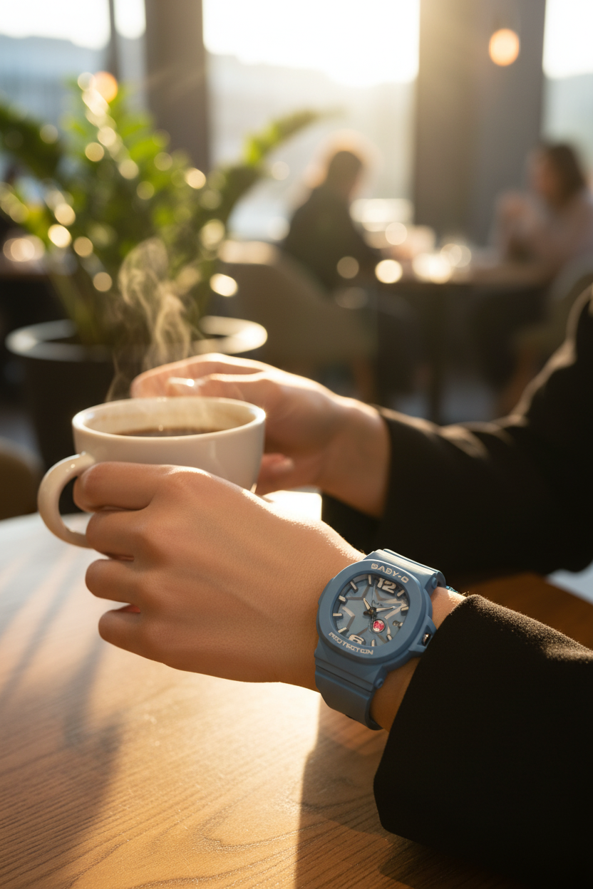 RELOJ PARA MUJER CASIO BABY-G BGA-10D-2A2DR - AZUL