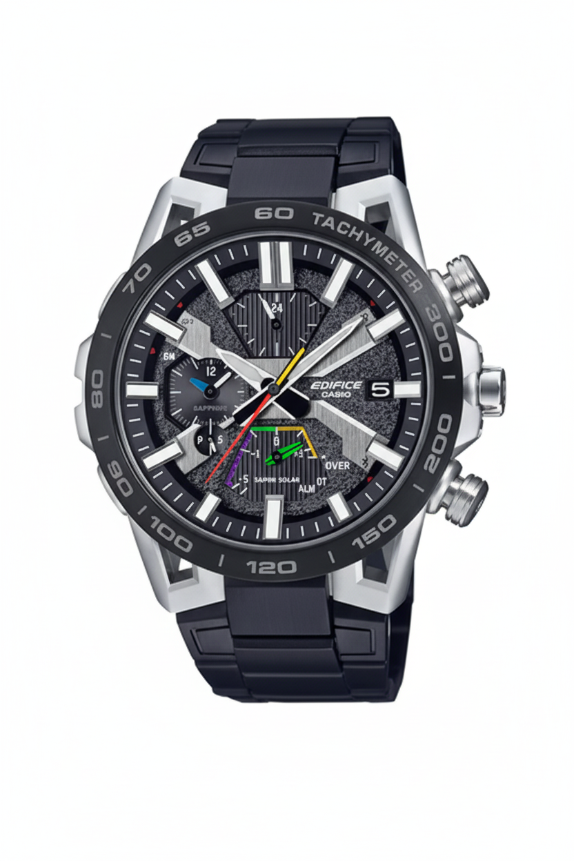 Casio Edifice EQB-2000DC-1ADR - fondo blanco limpio