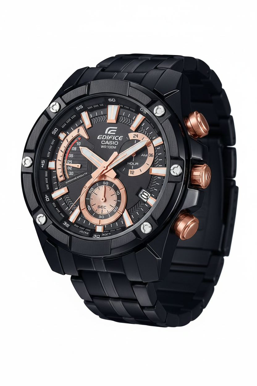 RELOJ CRONÓGRAFO PARA HOMBRE CASIO EDIFICE EFR-559DC-1AVUDF - NEGRO