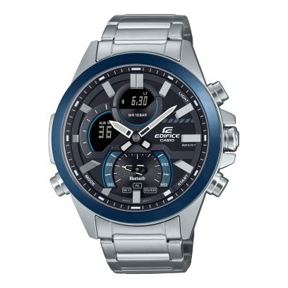 RELOJ ANALÓGICO-DIGITAL PARA HOMBRE CASIO EDIFICE ECB-30DB-1ADF - PLATEADO