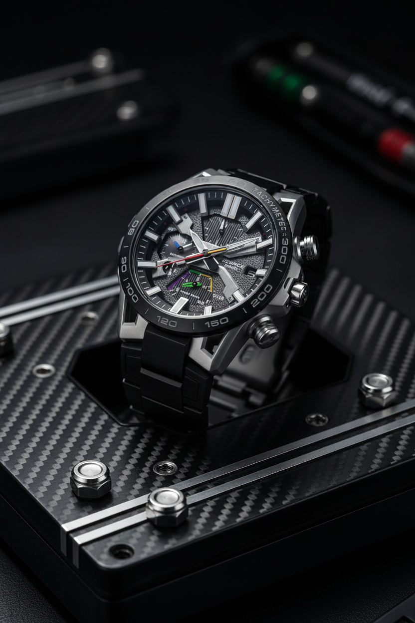 Casio Edifice EQB-2000DC-1ADR - carbono premium