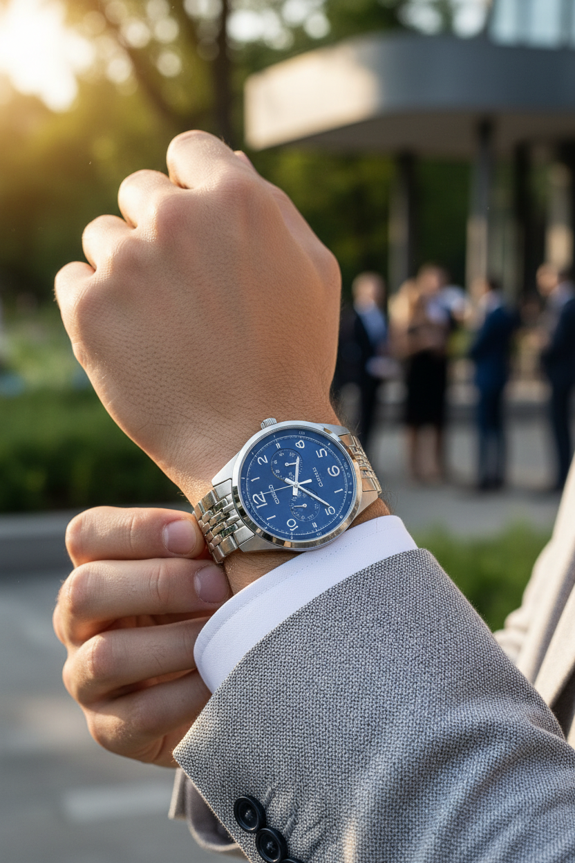Lifestyle - Smart casual blazer al aire libre