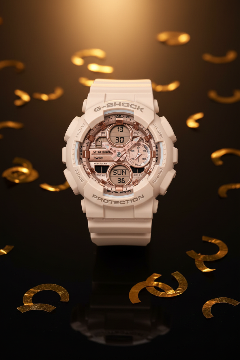 RELOJ CASIO G-SHOCK GMA-S140PG-4ADR - ROSADO