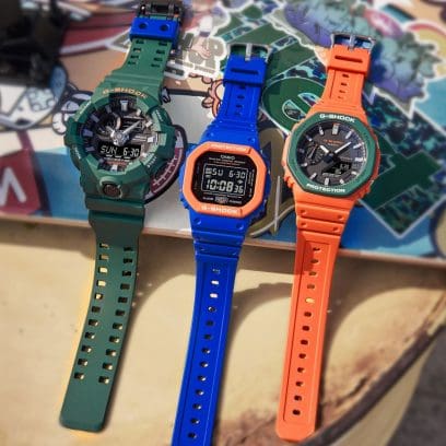 RELOJ ANÁLOGO DIGITAL PARA HOMBRE CASIO G-SHOCK GA-2110SC-4ADR - ROJO