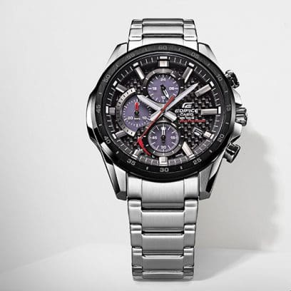 CASIO EDIFICE EQS-900DB-1AVUDF – RELOJ ANALÓGICO PARA HOMBRE – PLATEADO