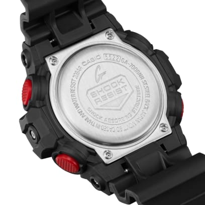 CASIO G-SHOCK GA-700BNR-1ADR – RELOJ ANÁLOGO DIGITAL PARA HOMBRE – NEGRO