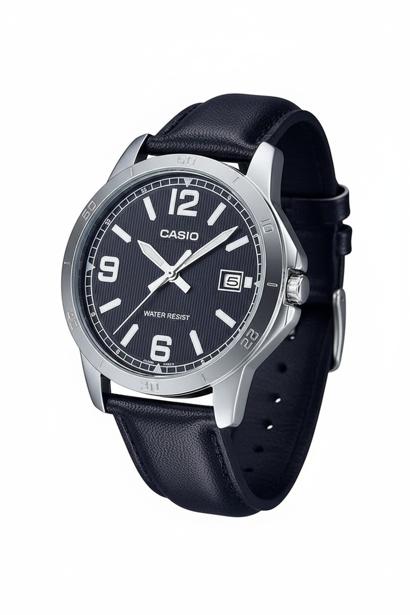 Casio MTP-V004L-1BUDF - fondo blanco ángulo