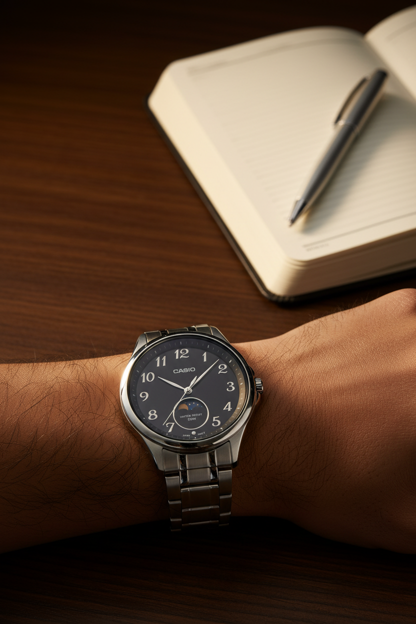 RELOJ PARA HOMBRE CASIO MTP-M110D-1AVDF - NEGRO