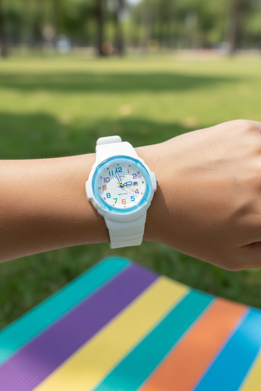 RELOJ PARA MUJER CASIO LX-800H-7A2VDF - BLANCO