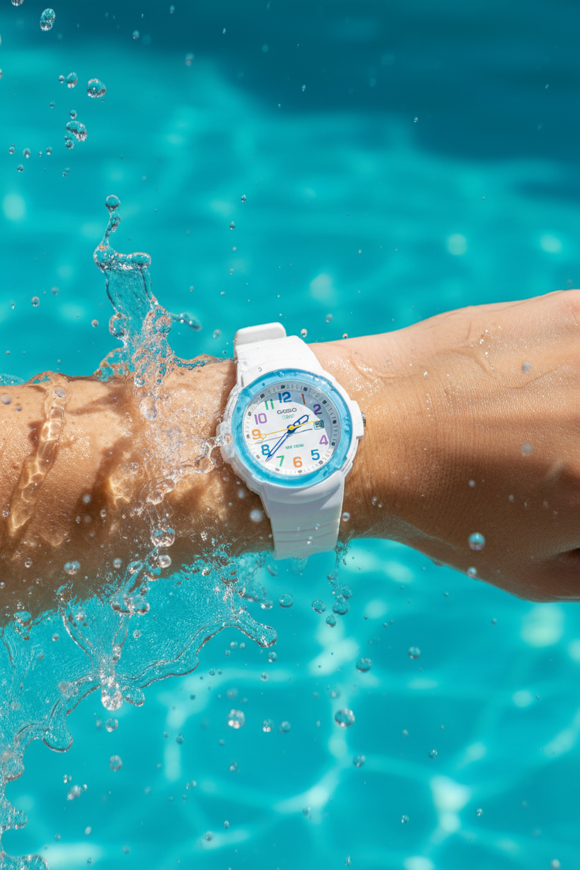 RELOJ PARA MUJER CASIO LX-800H-7A2VDF - BLANCO