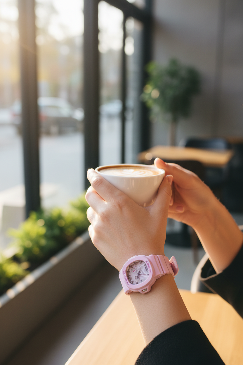 RELOJ PARA MUJER CASIO BABY-G BGA-10D-6ADR - MORADO