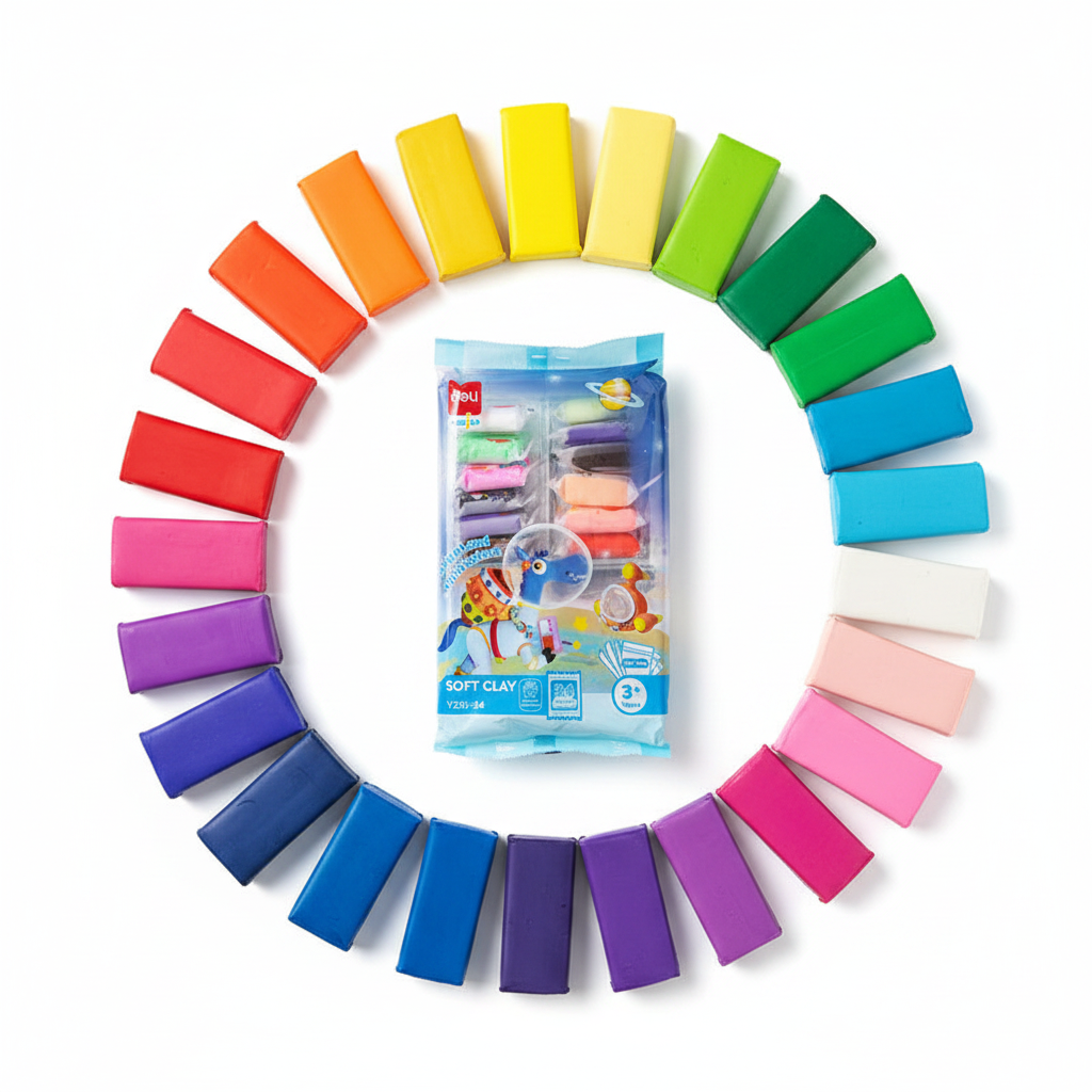 Foamy moldeable Colores surtidos x24 Unidades