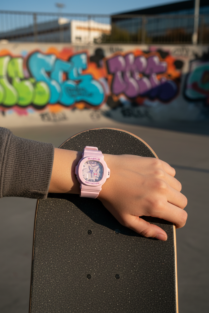 RELOJ PARA MUJER CASIO BABY-G BGA-10D-6ADR - MORADO