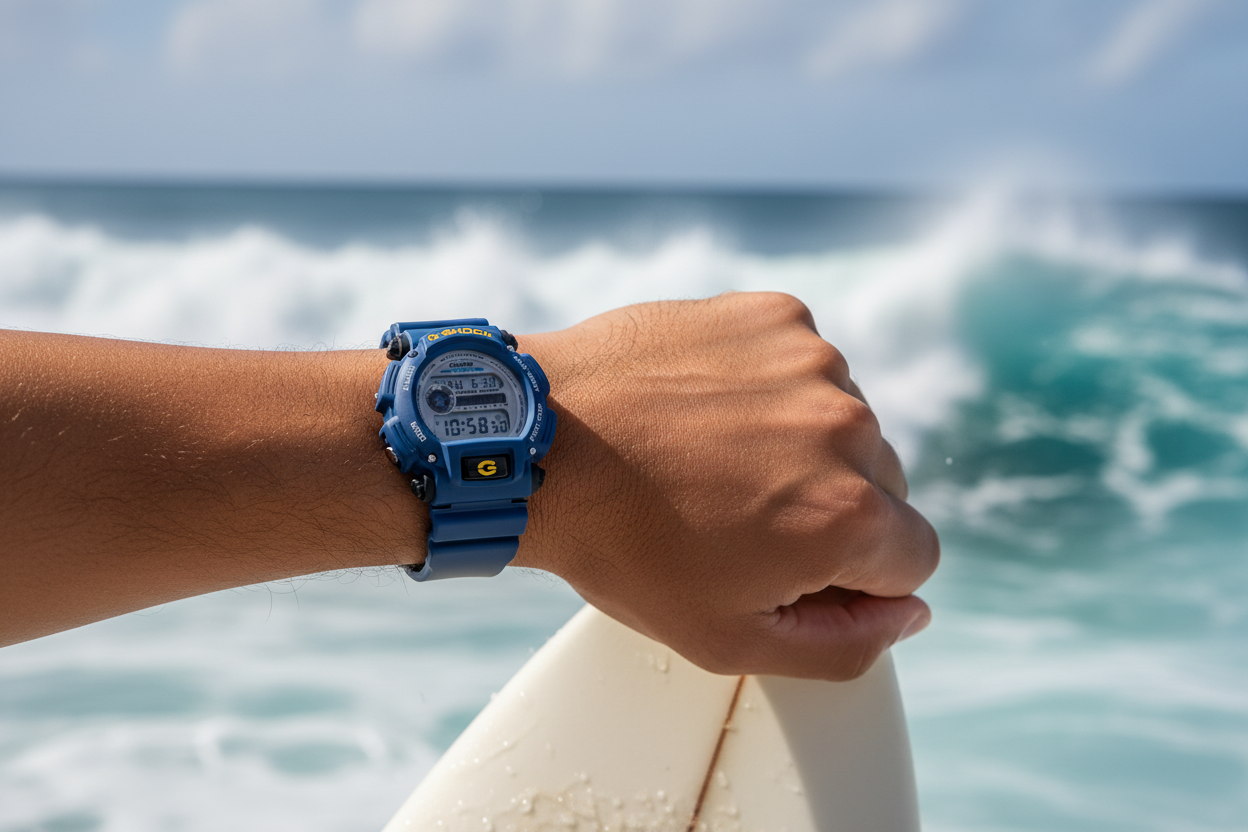 RELOJ DIGITAL PARA HOMBRE CASIO G-SHOCK DW-9052-2VDR - AZUL