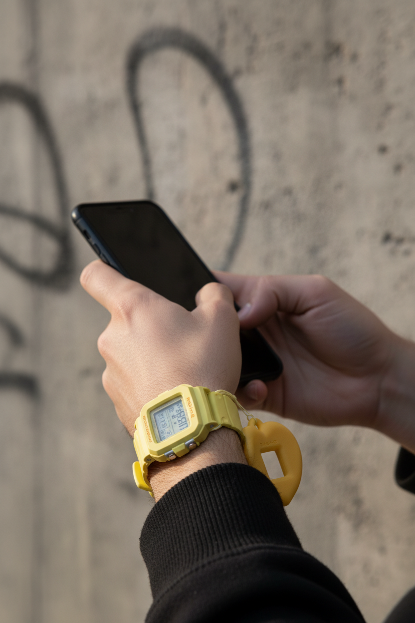 RELOJ PARA MUJER BABY-G BGD-10KH-9DR - AMARILLO