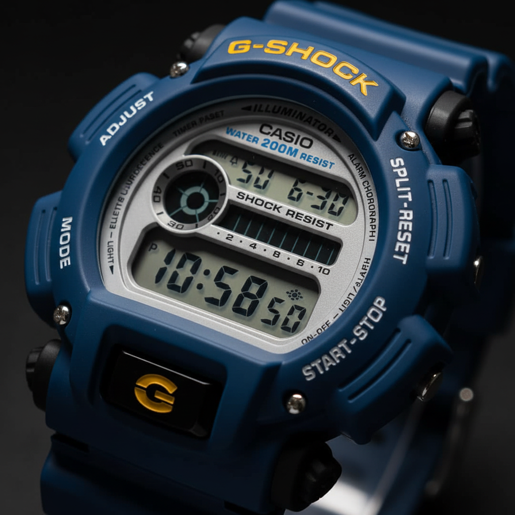 RELOJ DIGITAL PARA HOMBRE CASIO G-SHOCK DW-9052-2VDR - AZUL