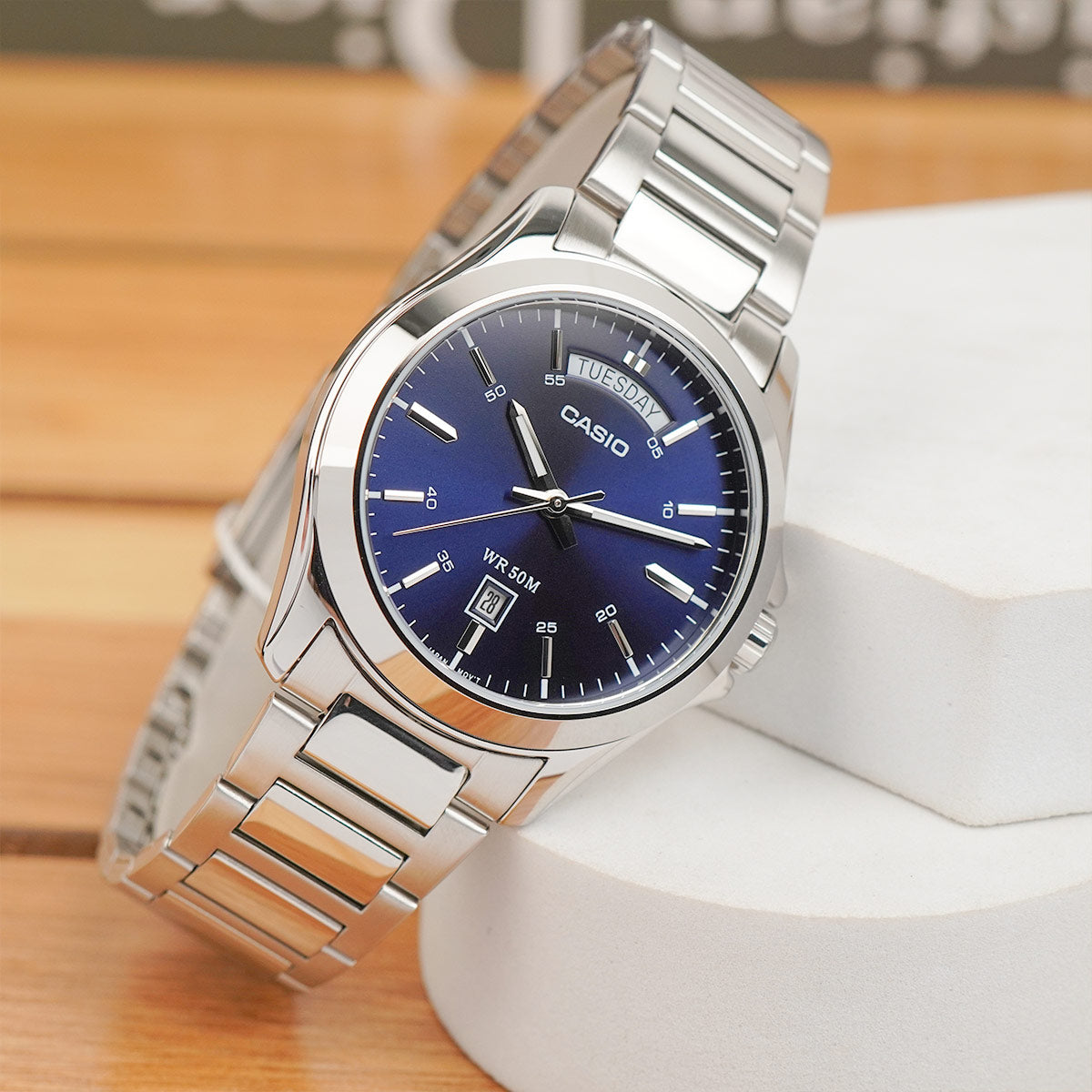 RELOJ PARA HOMBRE CASIO MTP-1370D-2A2VDF - AZUL