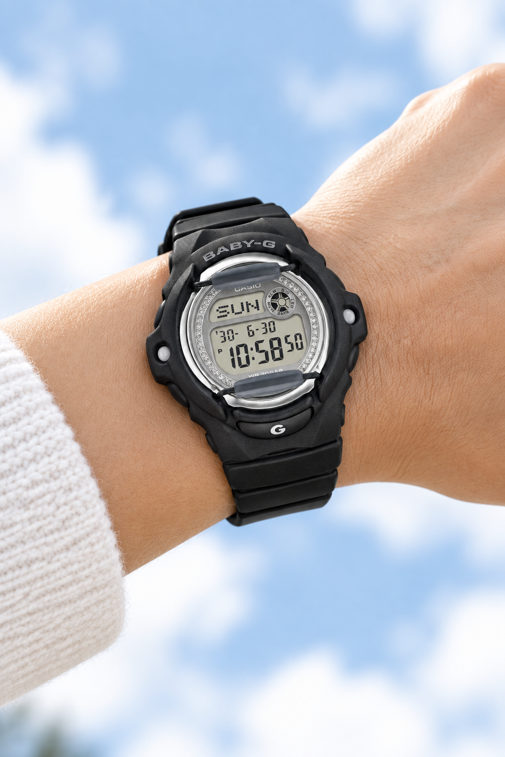 BG-169KB-1DR RELOJ PARA MUJER CASIO BABY-G - NEGRO