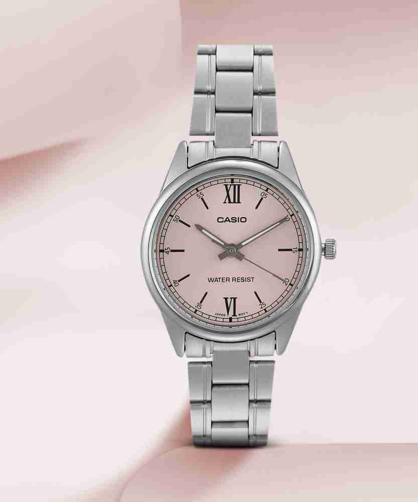 RELOJ PARA MUJER CASIO LTP-V005D-4B2UDF -ROSADO