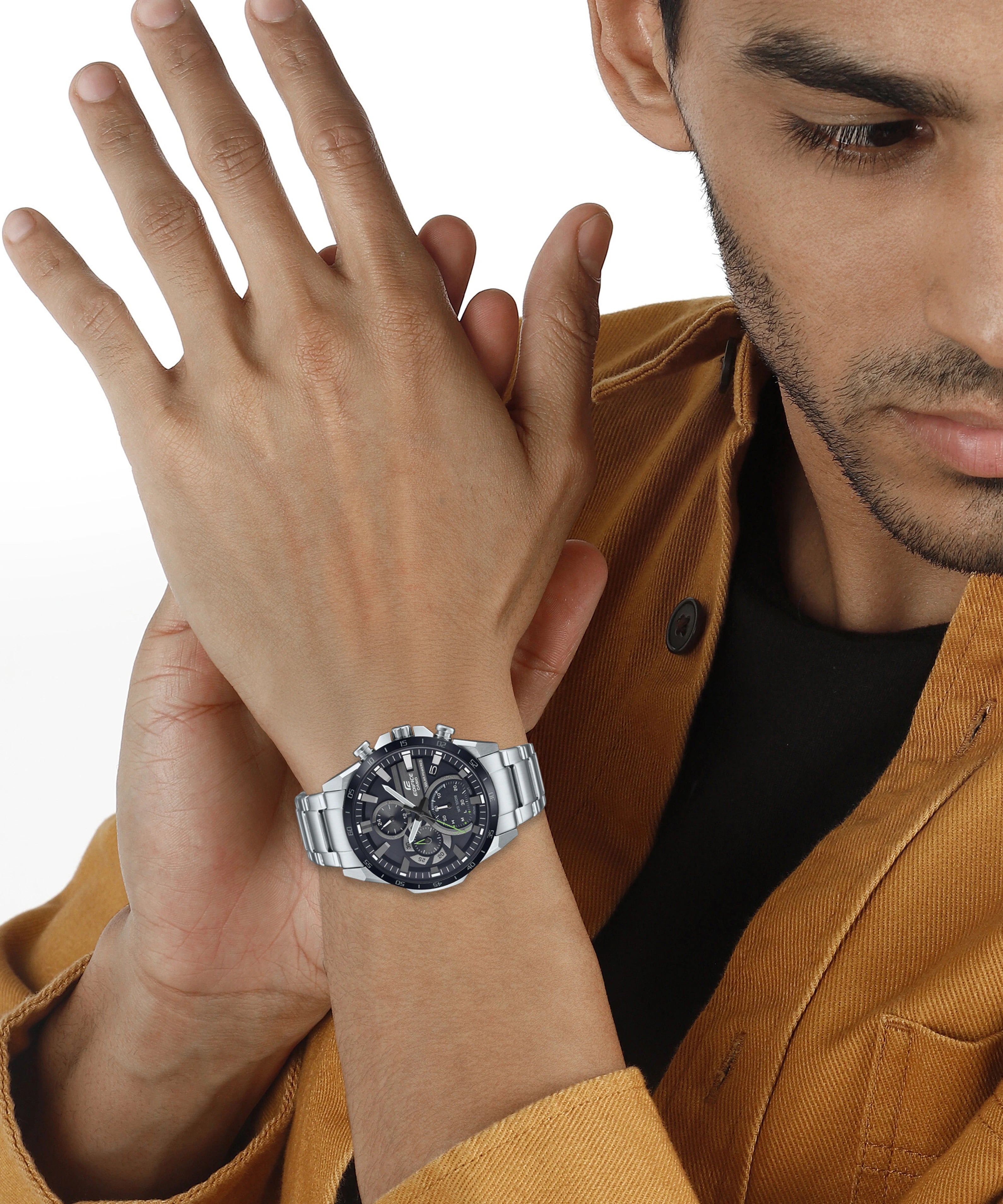 RELOJ ANALÓGICO PARA HOMBRE CASIO EDIFICE EQS-940DB-1AVUDF - PLATEADO