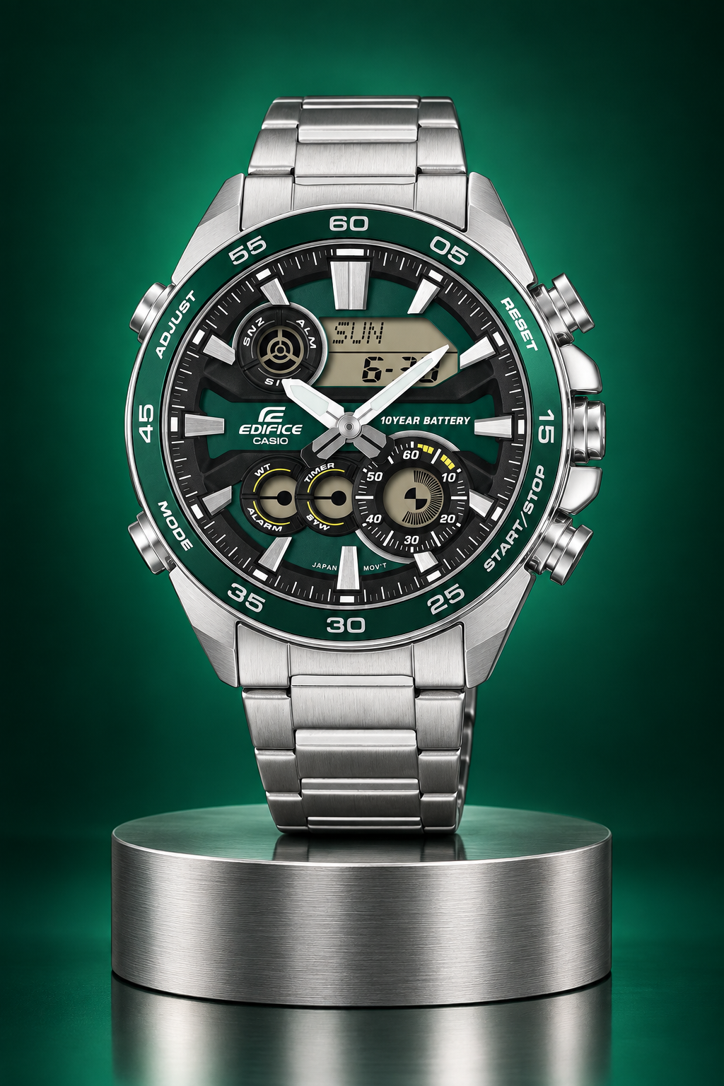 ERA-130D-3ADF RELOJ PARA HOMBRE CASIO EDIFICE - VERDE