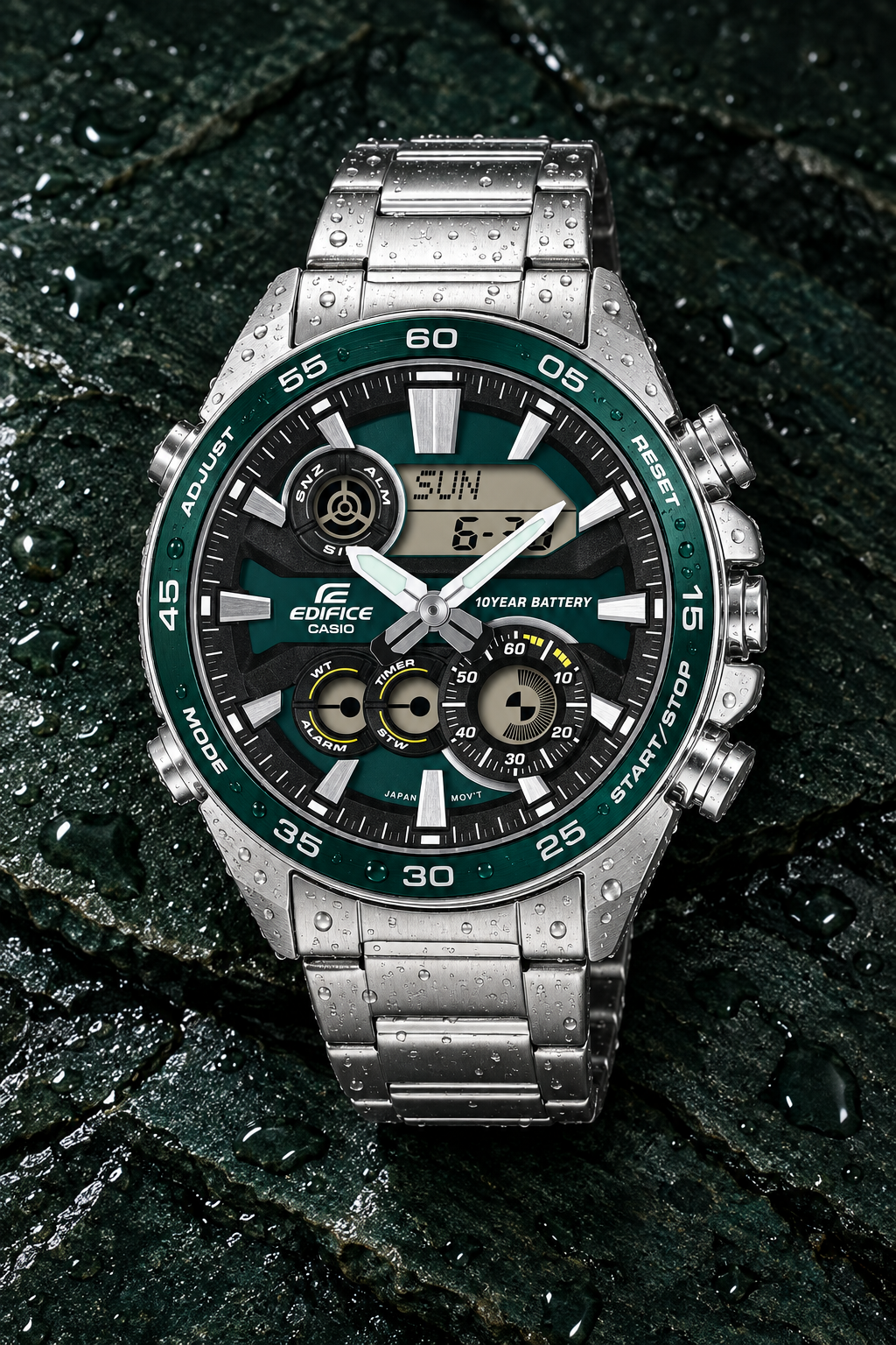 ERA-130D-3ADF RELOJ PARA HOMBRE CASIO EDIFICE - VERDE