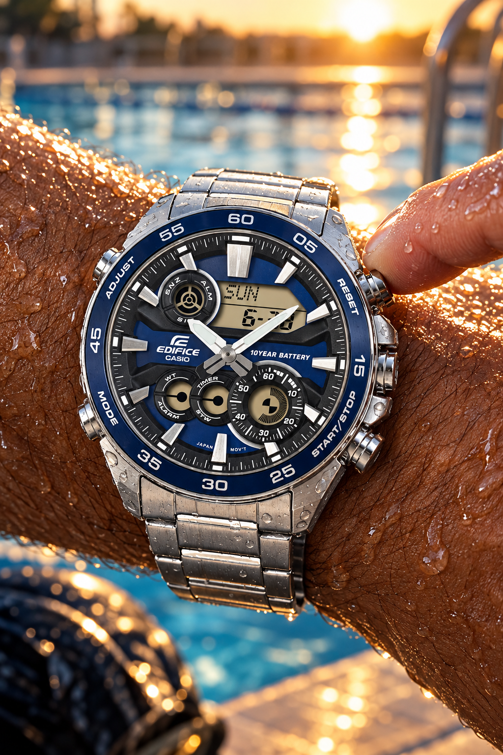 ERA-130D-2ADF RELOJ PARA HOMBRE CASIO EDIFICE - AZUL