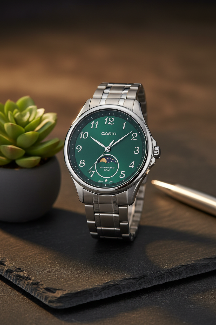 RELOJ PARA HOMBRE CASIO MTP-M110D-3AVDF - VERDE