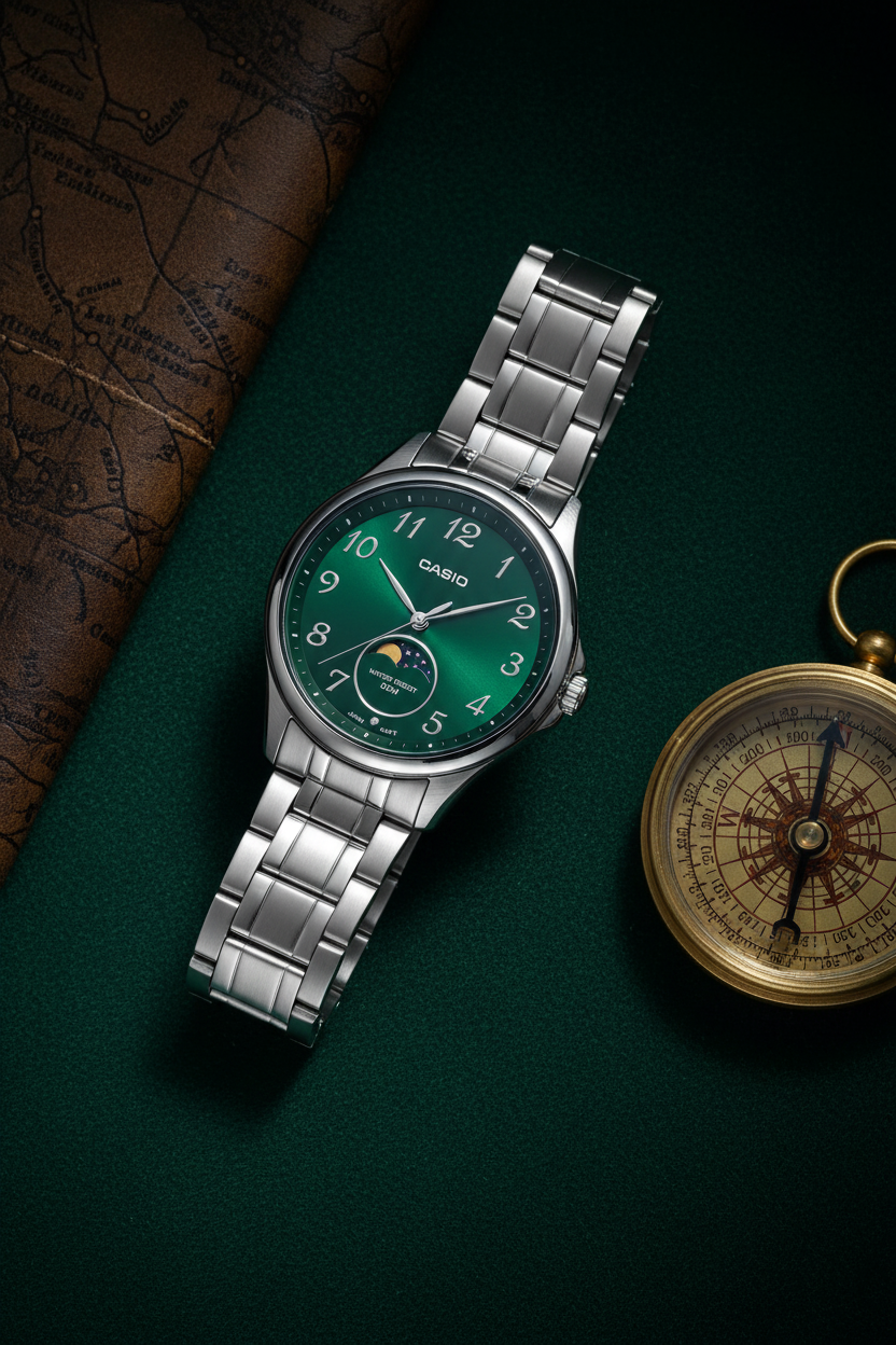 RELOJ PARA HOMBRE CASIO MTP-M110D-3AVDF - VERDE